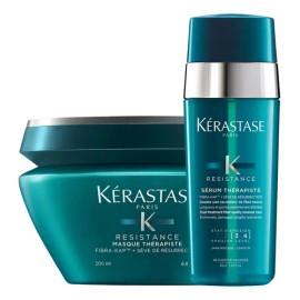 Kit Kerastase Tratamiento Para Cabello Mascarilla  Serum                                                                                              