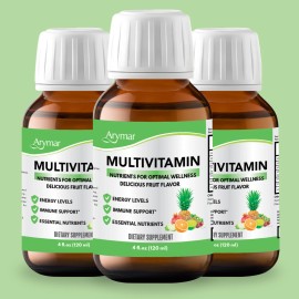 Arymar Multi Vitamin (Vitamin B & C) , Dietary Supplement - 4 fl oz (3-Pack)