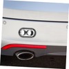 Zerodeko Fake Exhaust Tip Car Decorative Sticker for Scratch Collision