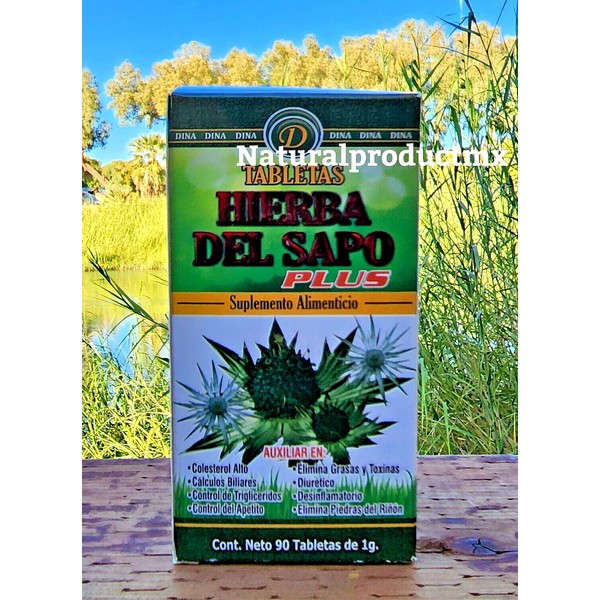 Eryngium Carlinae ✅ Hierba del Sapo Plus 90 Tabs Nutritional supplement By Dina