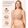 BRABIC Front Closure Bras for Women Post Surgery Compression Mastectomy