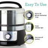 Euro Cuisine FS3200 Electric Food Steamer, Versatile Vegetable Steamer &