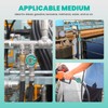 1" Waterproof Fuel Flow Meter, 3/4" Adapters, Diesel & Liquids