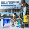 SUNLU Water Washable Resin 1000g, Fast Curing 3D Printer Resin