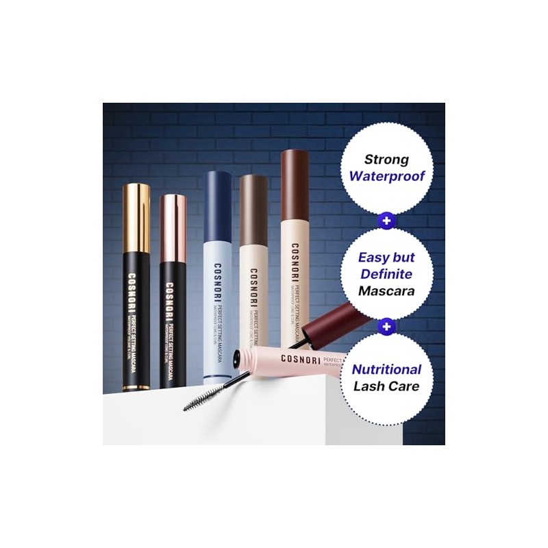 COSNORI Perfect Setting Waterproof Mascara Volume & Curl - Volumizing
