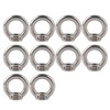10Pcs Lifting Eye Nut Stainless Steel Ring Shape Fastener Tools