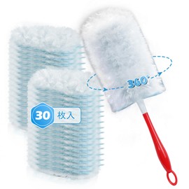 JEHONN Duster Handy Mop Disposable with 30 Replacement Sheets, 360° Dusting Handy Design for Car, Home, TV, Computer, Blind