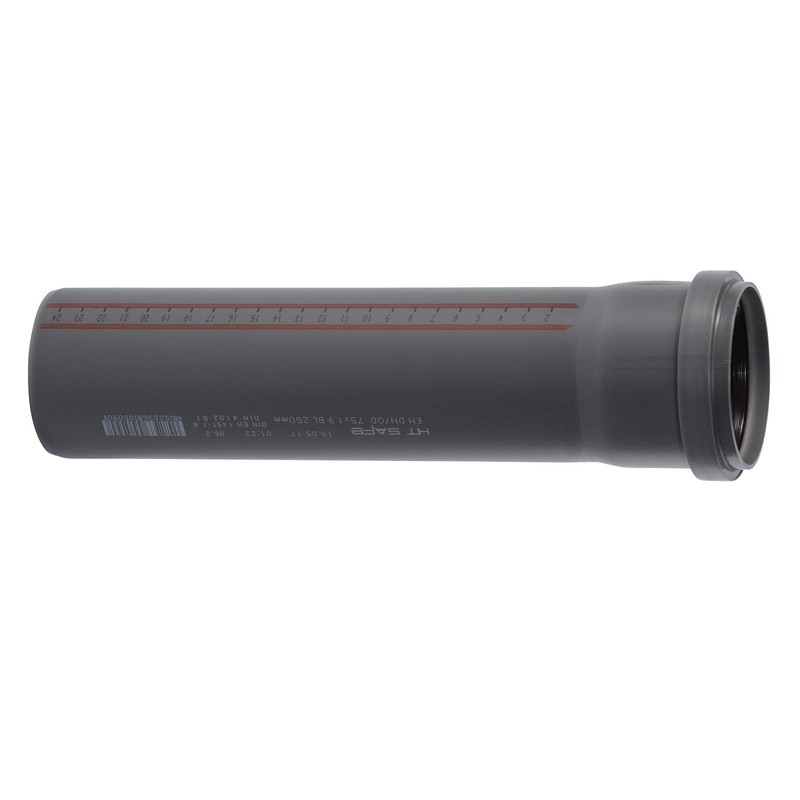 Ostendorf 173010 HTsafe HT Pipe with Sleeve DN 75 mm