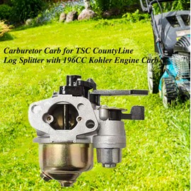 Carburetor Carb for TSC CountyLine Log Splitter with 196CC Kohler Engine Carb.Compatible with Dewalt DW2900 Generator