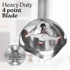 Zulay Immersion Blender Handheld - 800 Watt Hand Blender With