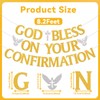 God Bless On Your Confirmation Banner - Baptism Baby Shower