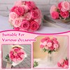 uimsao 12 Bundles Peonies Artificial Flowers Silk Flowers Fake Peony