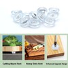 DHWEKU Pack of 30 Chopping Board Rubber Feet, 1.6 x