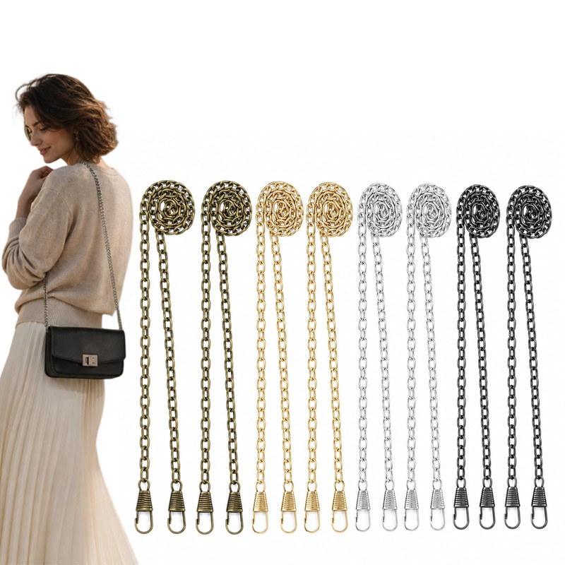 8Pcs Handbag Chain Strap 120cm, Shoulder/Handbag Chain, Bag Chain for