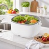 Ultrasonic Produce Washing Basket for Kitchen Prep – Battery-Powered Fruit