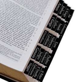 Starboling Bible Tabs,Black Reposition Laminated Bible Tabs,Bible tabs for Men,Remove & Replace Bible Index Tabs,Easy to Read and Apply Bible Tabs for Women and Man（3Sets）