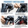 PSLER Motorcycle Helmet Lock- with 2 Keys Universal Anti Theft