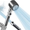Filtered Shower Head with Handheld, High Pressure Water Flow and