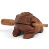 Mini Wooden Croaking Frog Güiro - Fair Trade Percussion Instrument