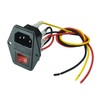 FILSHU 10A 250V Power Socket Inlet Module Plug Switch 10A