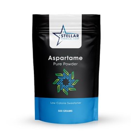 Aspartame Powder – Aspartame Sweetener Alternative – Low Calorie Powdered Sweetener – Concentrated Pure Aspartame Natural Sweetener – Ideal for Juice, Smoothies, Water (8 oz.)