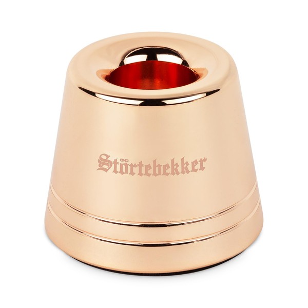 Störtebekker® Premium shaving stand 'Hamburg' - Stainless steel in rose-gold