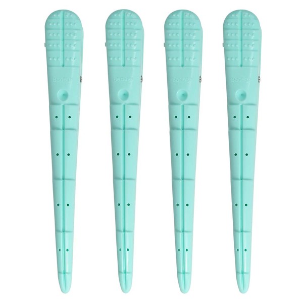 Jagrip 4 Pcs (Mint) Hair Clips Professional Duck Curl Clips