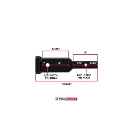 TowSmart 770 Class II to Class III Receiver Adapter Corrosion Resistant Free Shi