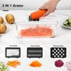 ZABINS Vegetable Chopper, Professional Food Chopper & Mandoline Slicer with