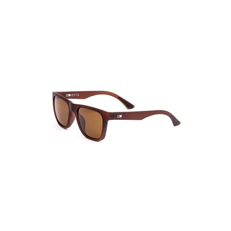 Otis Eyewear Strike Matte Espresso Brown Polarized Mineral Lens Sunglasses