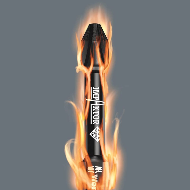 Wera 05073945001 Bits for hex Socket Screws Impact 840/4 IMP