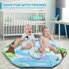 Baby Gym Play Mat, 8-in-1 Tummy Time Mat & Ball