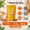 Golden Milk Leche Dorada Orgánica en Polvo — 80 Tazas,