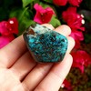 Shattuckite with malachite Tumbled & Hand Polished Natural Healing Crystal
