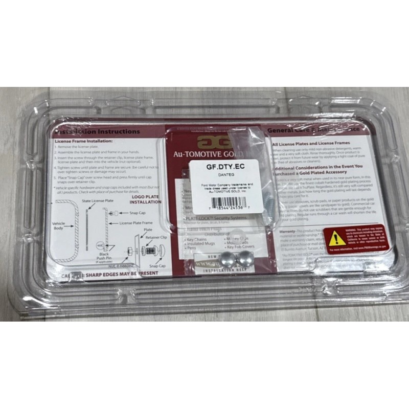 FORD SUPER DUTY Silver License Plate Frame Stainless Steel Au-tomotive