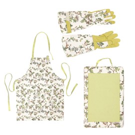 Potty Feet Laura Ashley Gardening Gauntlets, Kneeler & Apron Gift Set