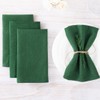 MLMW Christmas Cloth Napkins Emerald Linen Cotton Cloth Dinner Napkins