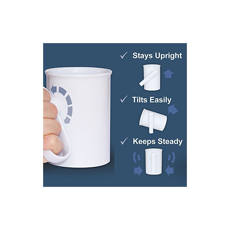 NRS Healthcare NRS Healthcare Hand Steady Mug with Easy Drinking