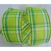 Unbranded 5 YARDS 2 1/2" WIDE WIRED EDGE RIBBON GREEN