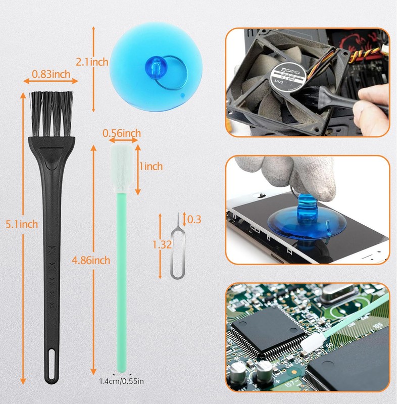 Precision Screwdriver Set for Switch,Y00,Ph000,Y2.0 Tri-Point Screwdriver, Spudger,Tweezers, Cleaning Brush