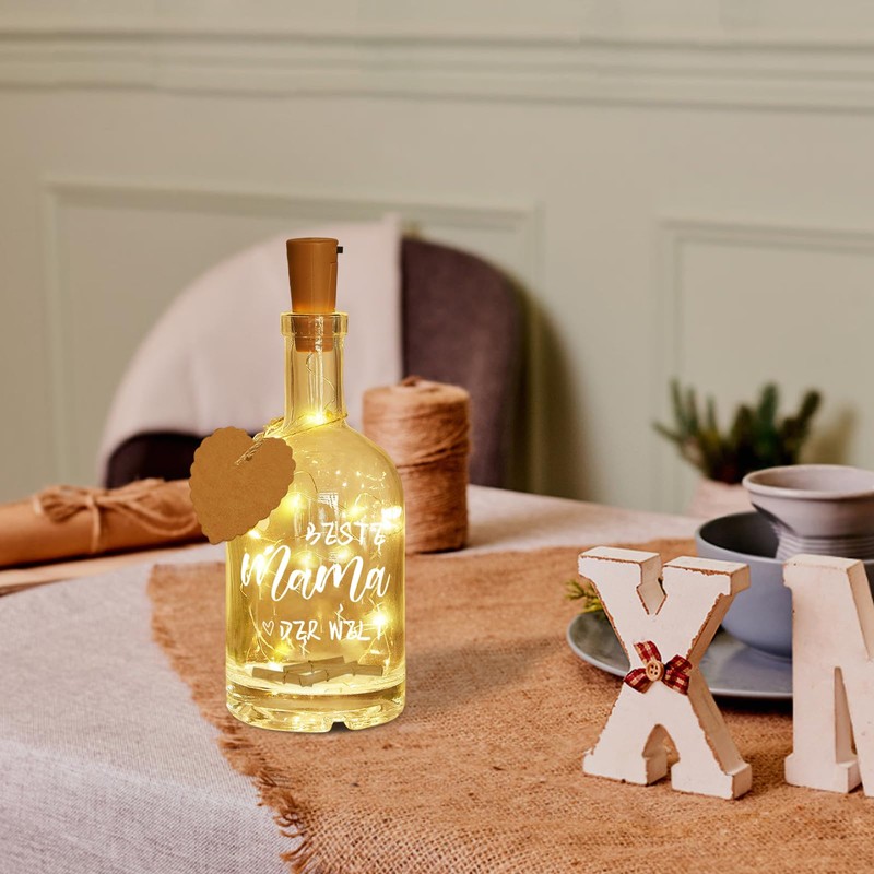 LED Bottle Light, LED Night Light, Illuminated Lucky Light, Cork