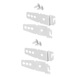 KOMBIUDA Dishwasher Side Brackets Kit Pcs Clips for Dishwasher Mounting Anchor Brackets Quick Assembly