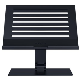 Razer Adjustable Laptop Stand: Fits Most Tablets, Laptops & Macbooks 14” to 18" - Adjust Height and Tilt - Durable Aluminum Construction - Vented Design - Foldable for Storage & Travel - Black