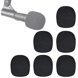 SM58 Windscreen - Pof Filter Foam Windscreen Microphone Cover for Shure SM58S SM58-LC Ball Type Mic to Reduce Wind Noises by YOUSHARES (6 Pack）