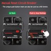 Hamolar 3 Pack 300A Circuit Breaker with Manual Reset Fuse