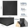 12 Pack Self-Adhesive Acoustic Panels, 12" X 12" X 0.4"
