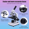 Poothoh compound monocular microscope 40x-2000x magnification Coaxial coarse and fine