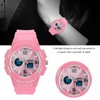 SMAEL Waterproof Digital Analog Dual Display Watch Round Electronic Quartz