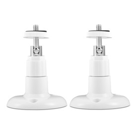 Zerone 360 Degree Rotating Security Camera Indoor Outdoor Wall Metal Bracket - 2 Pcs
