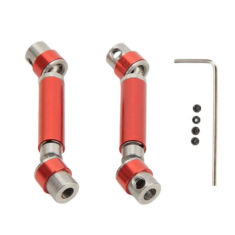 2PCS Front Rear Center Drive Shaft Aluminum Alloy Wear Resistant